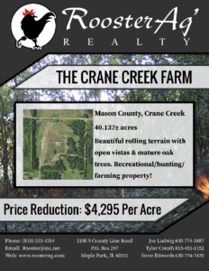 Mason County, Il Crane Creek 40.137 Acres
