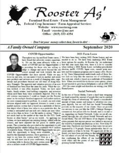 september 2020 newsletter