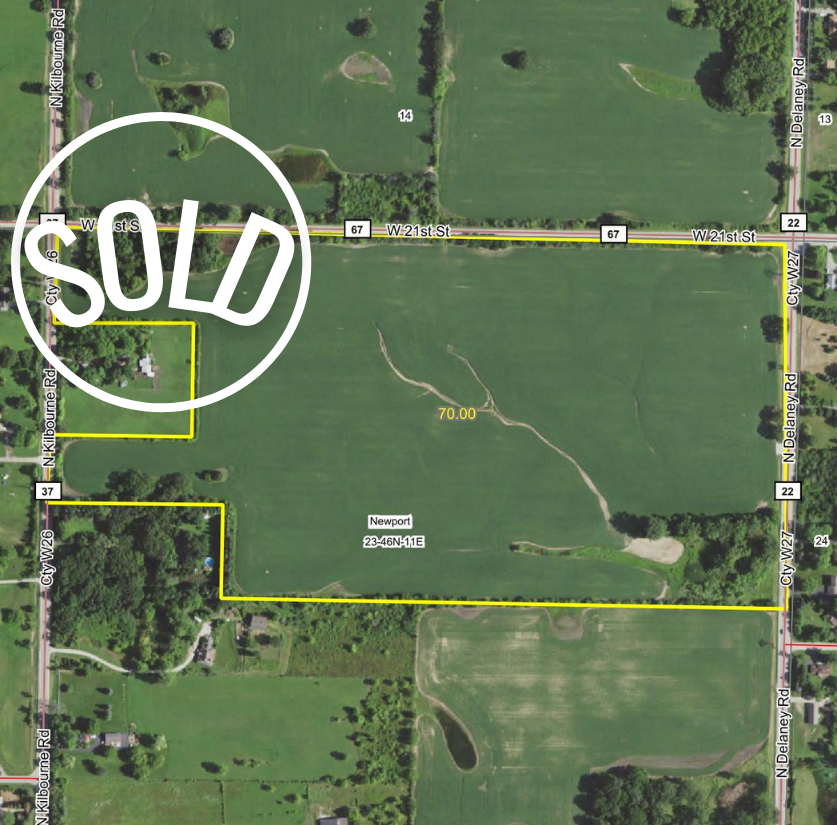 Lake County, Newport Township 70 Acres