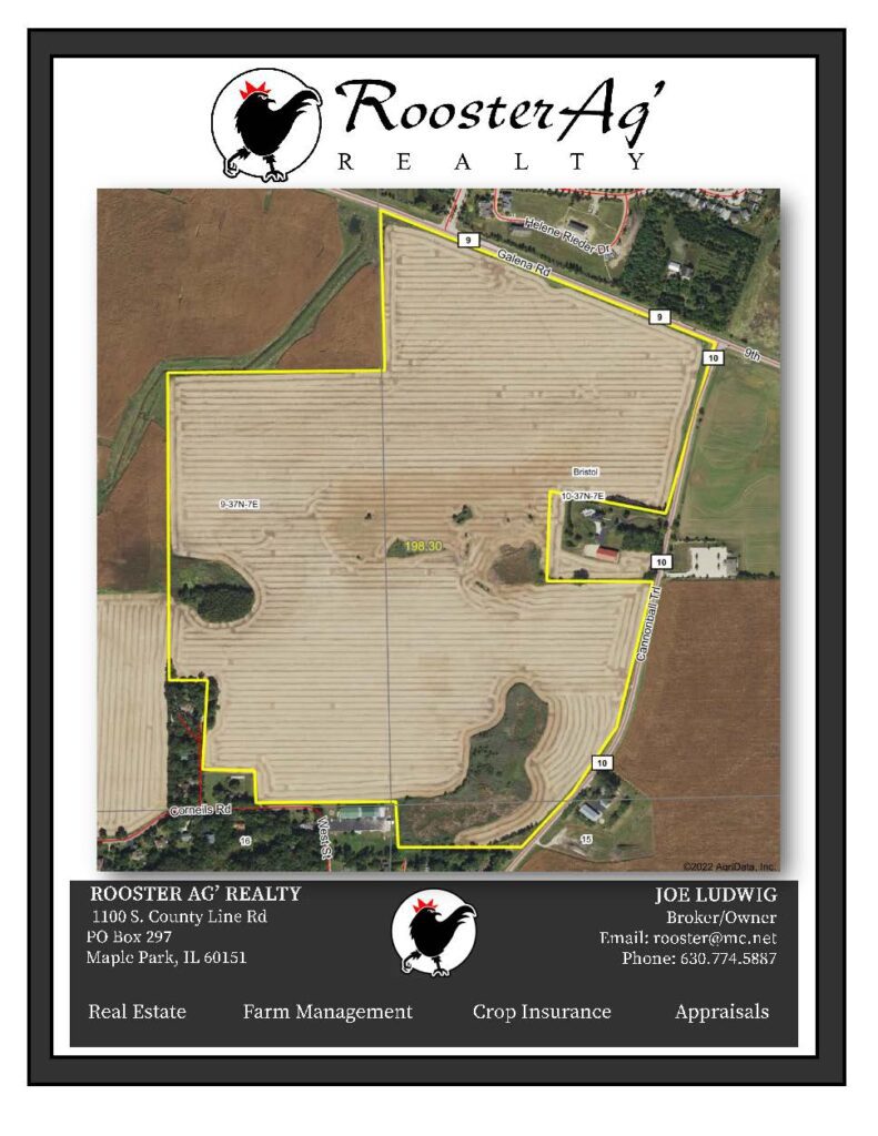 The Cannonball Farm Kendall County, IL Rooster Ag' Realty