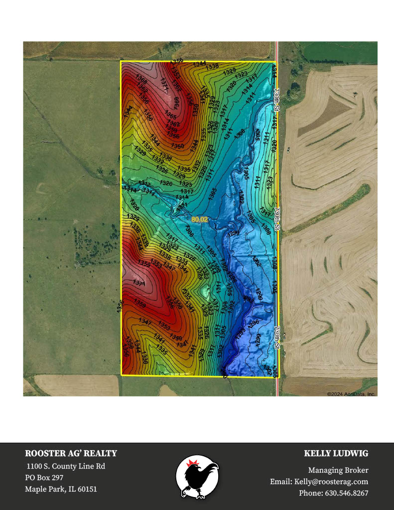 The Eden Farm Cass Co, IA Rooster Ag' Realty