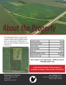The Bastian Road 80 Acres Farm